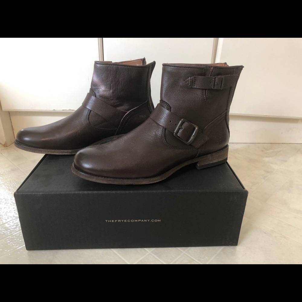 Frye Tyler engineer boots